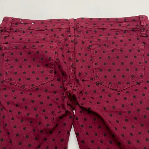 JALATE JEANS Womens 9 (Juniors) Polka Dot Skinny - Picture 4 of 4